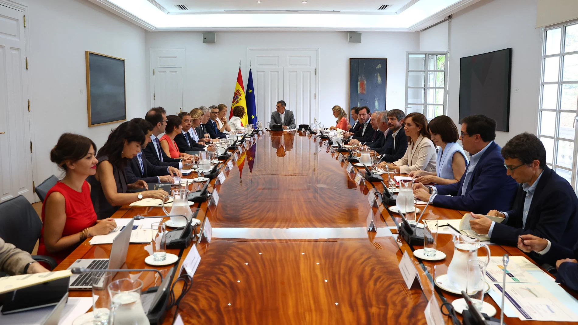 Reunión de la Comisión Interministerial para el Cambio Climático y la Transición Energética.