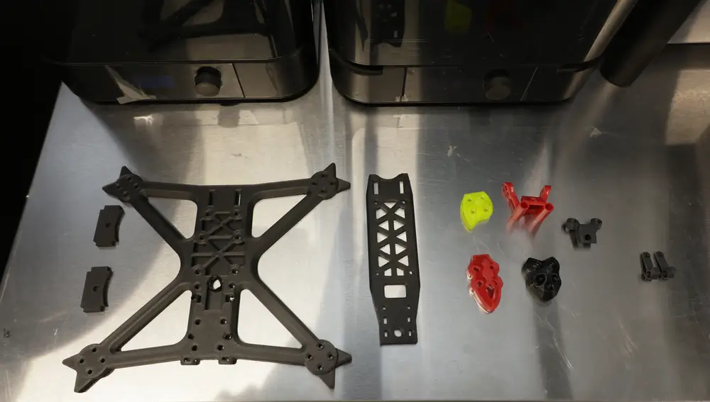 Componentes para Dron FPV fabricados por sistema Prometeo