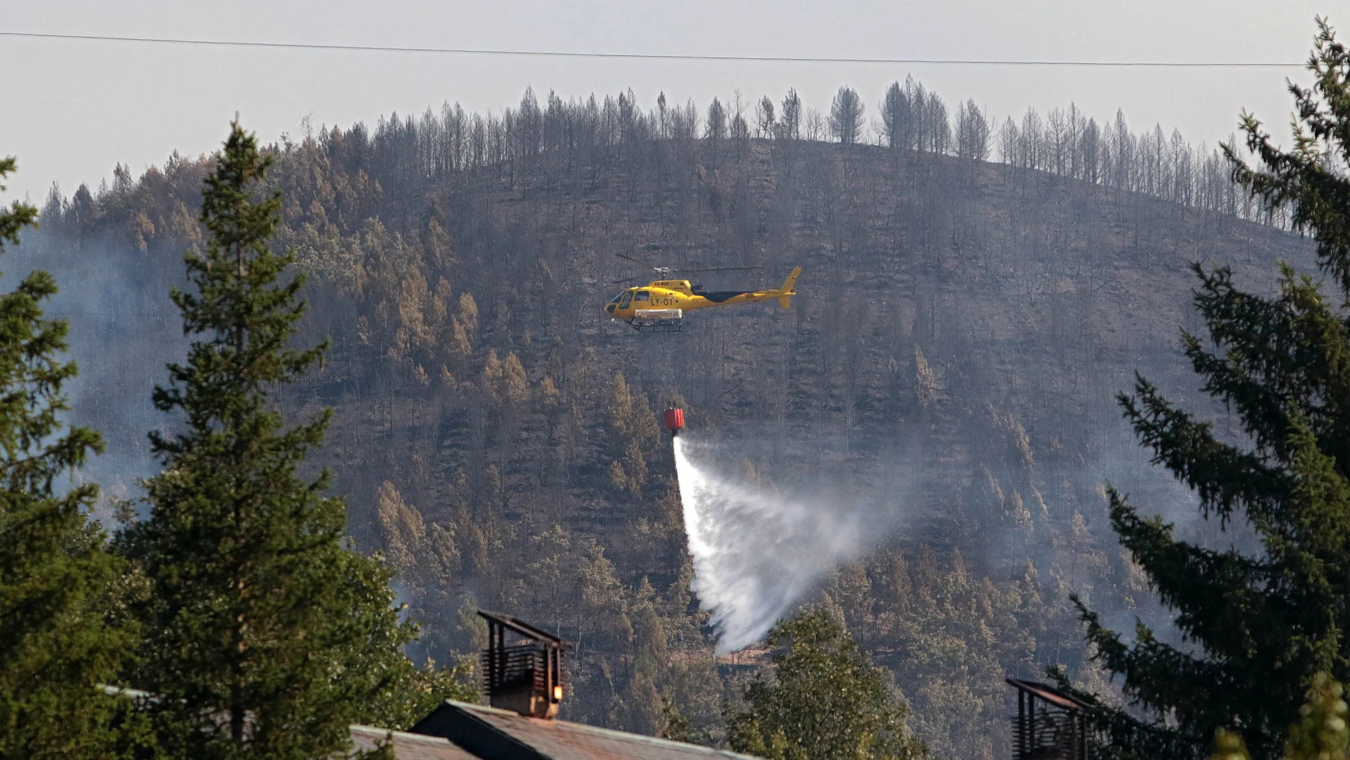 Incendio en Garaño