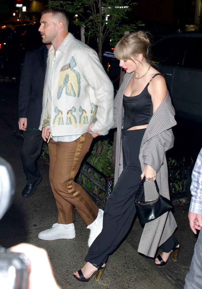 Travis Kelce y Taylor Swift.