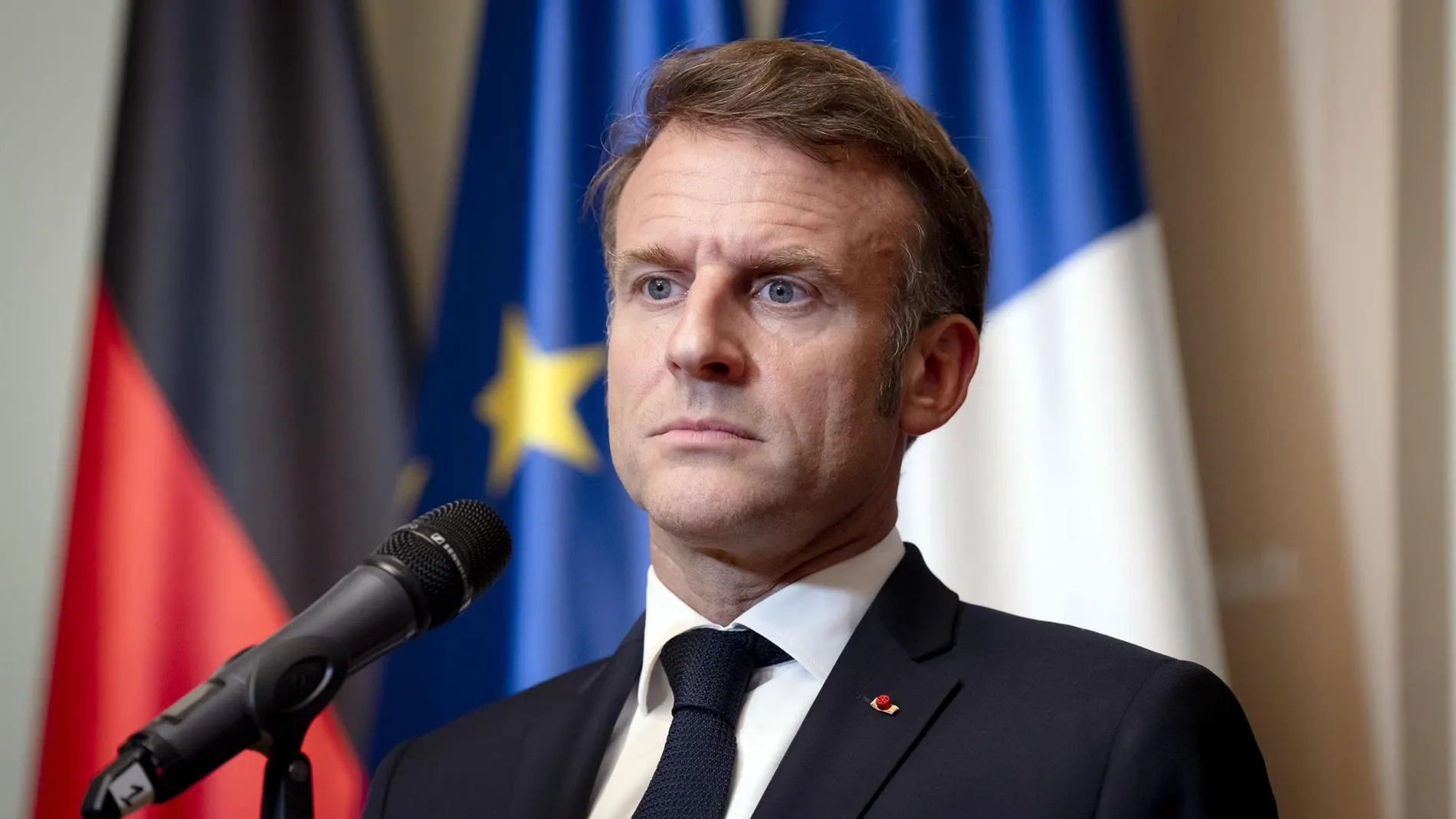 El presidente Emmanuel Macron