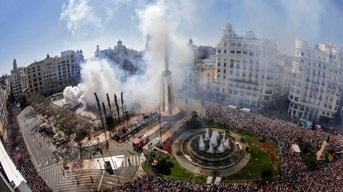 Mascletá en Valencia