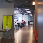 Una oficina con startups
