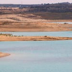 El pantano de La Pedrera, peteneciente a la cuenca hidrográfica del Segura