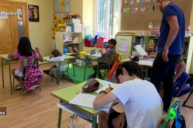 Imagen de una escuela rural
