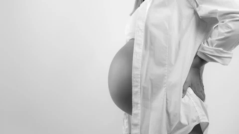 Una mujer durante su embarazo