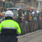 Tractorada contra la subida del gasóleo en Zaragoza