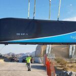 Uno de los prototipos del Hyperloop, que se destinará al transporte de viajeros y mercancías / Foto: La Razón
