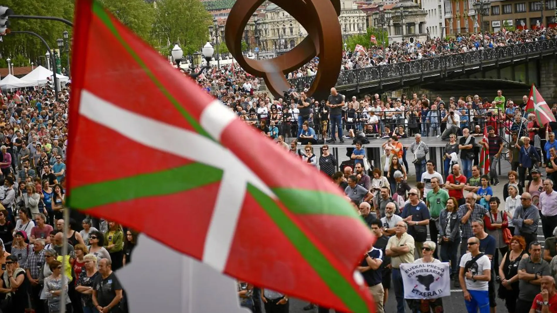Manifestación del sábado en Bilbao para pedir el acercamiento de los presos
