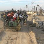 Fuerzas de seguridad iraquíes en la ciudad de Ramadi