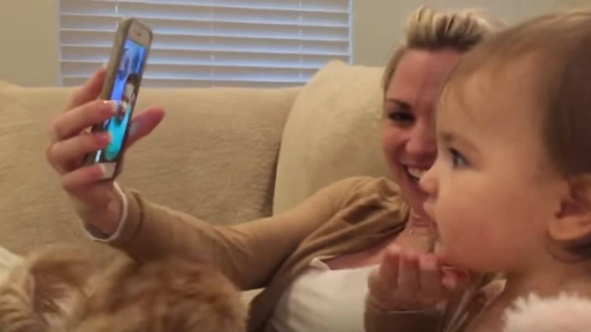 La «viral» conversación de dos bebés en una videollamada