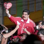 Maduro, en un acto de campaña esta semana en Barinas