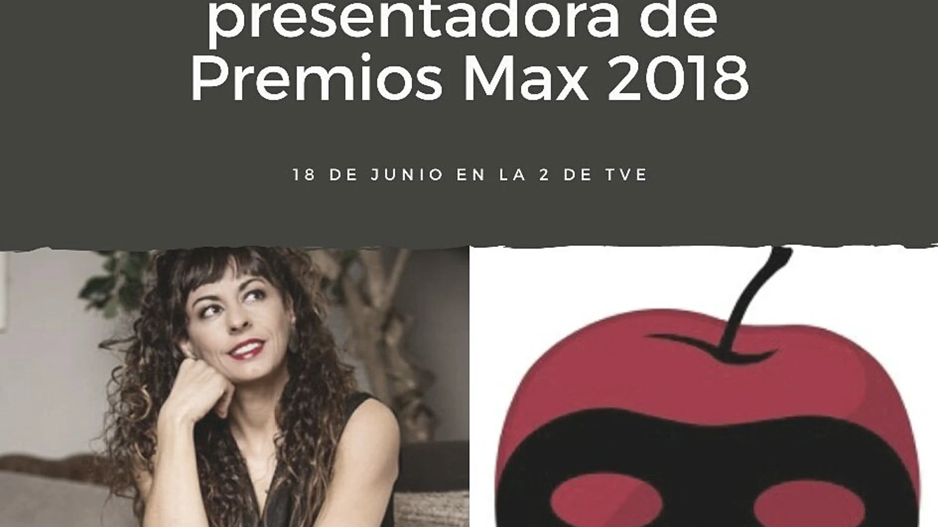 Cristina Medina, maestra de ceremonias de los Premios Max de las Artes Escénicas