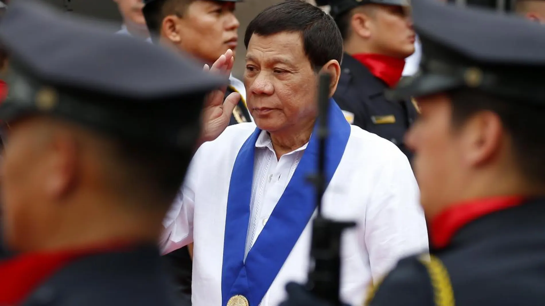 El presidente filipino, Rodrigo Duterte, el pasado 6 de febrero