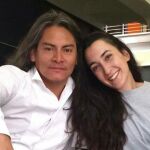 El actor Cristhian Esquivel y la actriz Montserrat Simón.