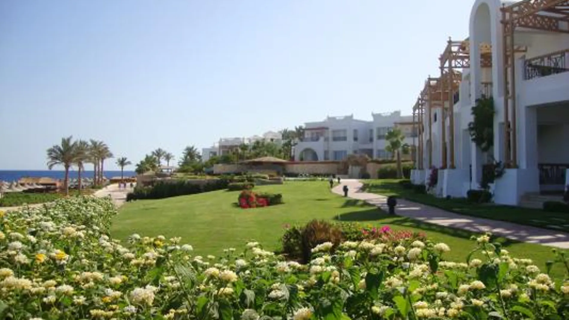 Vista del nuevo Meliá Sharm, en la costa de Egipto