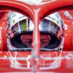 El piloto Sebastian Vettel, de Ferrari