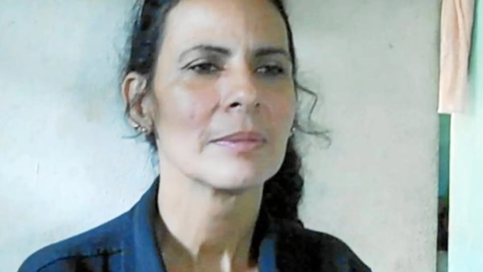 Un a de las activistas detenidas, Martha Díaz Rondón