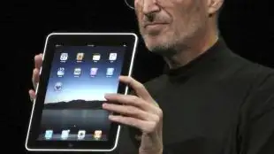 Steve Jobs durante la presentación del Ipad