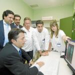 El conseller de Sanitat, Manuel Cervera, en el Hospital de Castellón