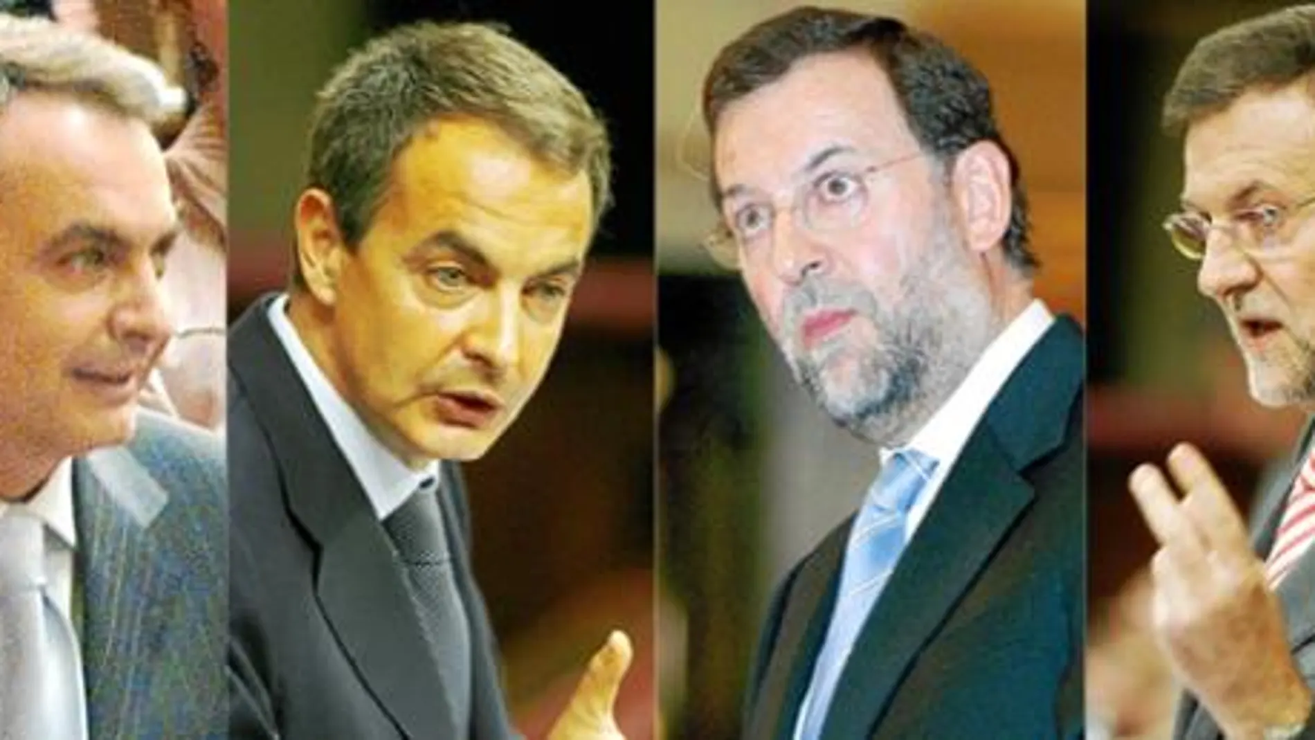 Zapatero envejece más que Rajoy