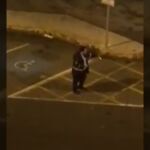 Imagen del vigilante de seguridad tomada de un vídeo grabado por un testigo del tiroteo.