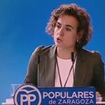 Dolors Montserrat, durante su intervención en Zaragoza