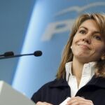 La secretaria general del PP, María Dolores de Cospedal