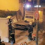 Los bomberos tuvieron que desmontar la caja del camión