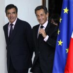 Nicolas Sarkozy y Francois Fillon