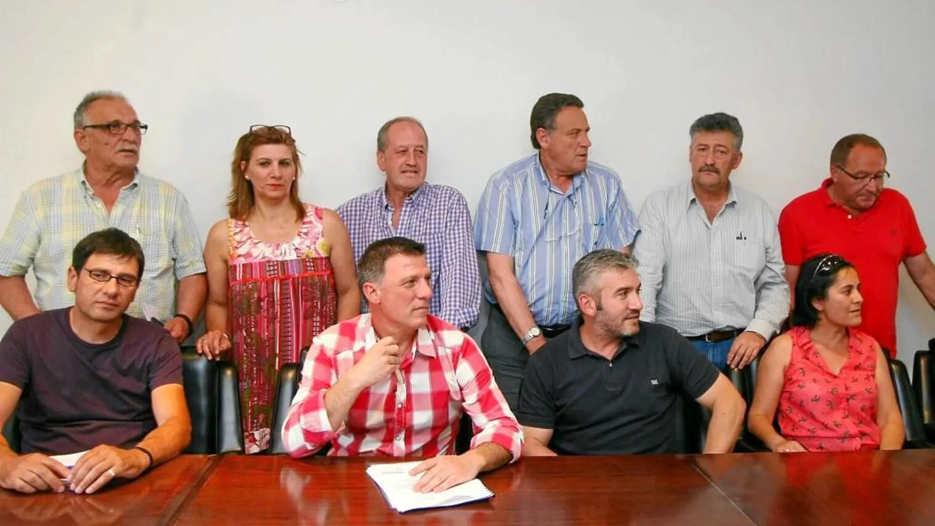 Reunión de los alcaldes mineros en el Ayuntamiento de Fabero