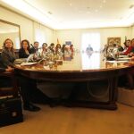 Los ministros y ministras en su primer consejo en La Moncloa/Foto: J. Fdez.-Largo