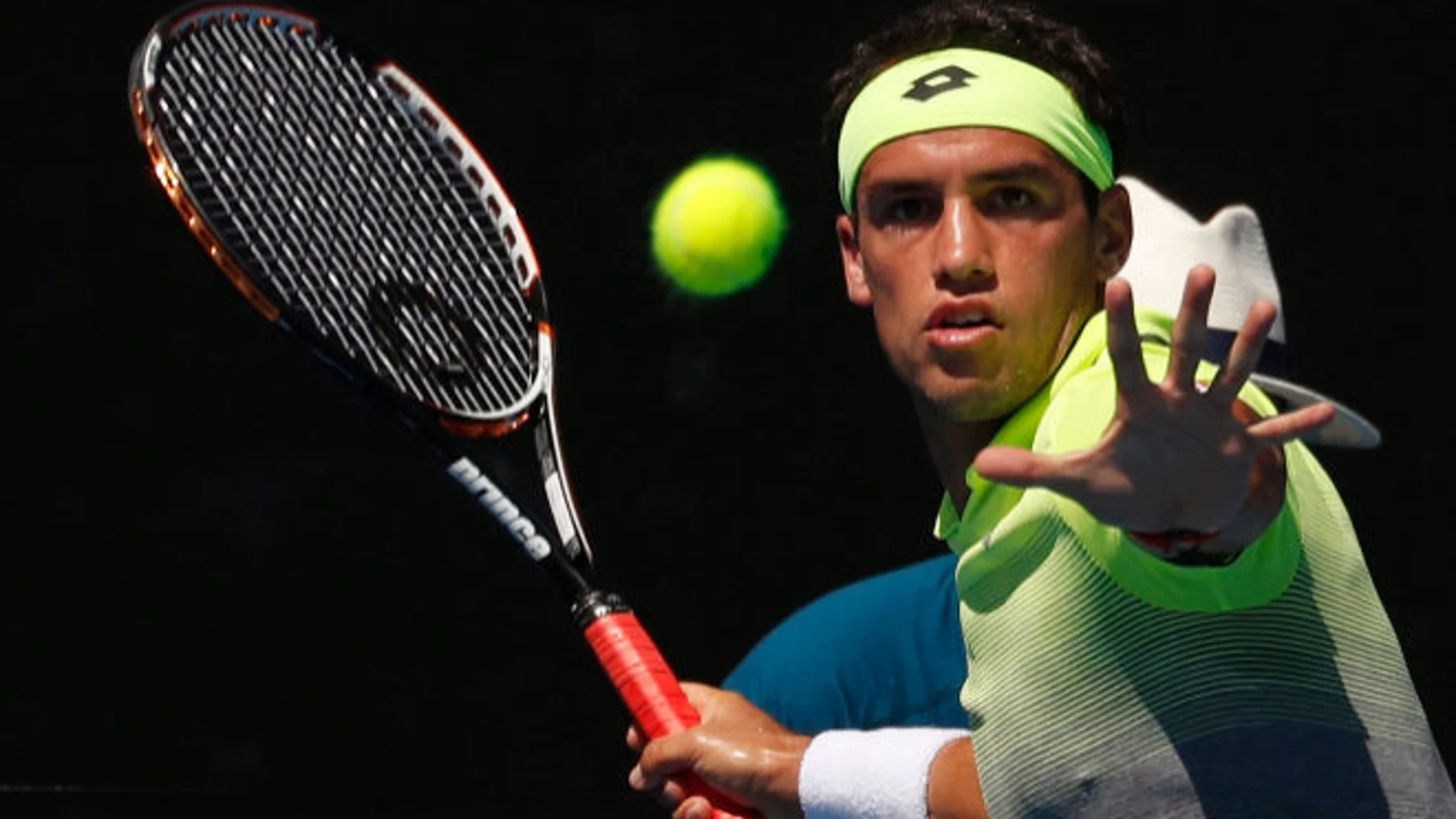 Nicolas Kicker, en una imagen de archivo del Open de Australia que disputó en enero / Reuters