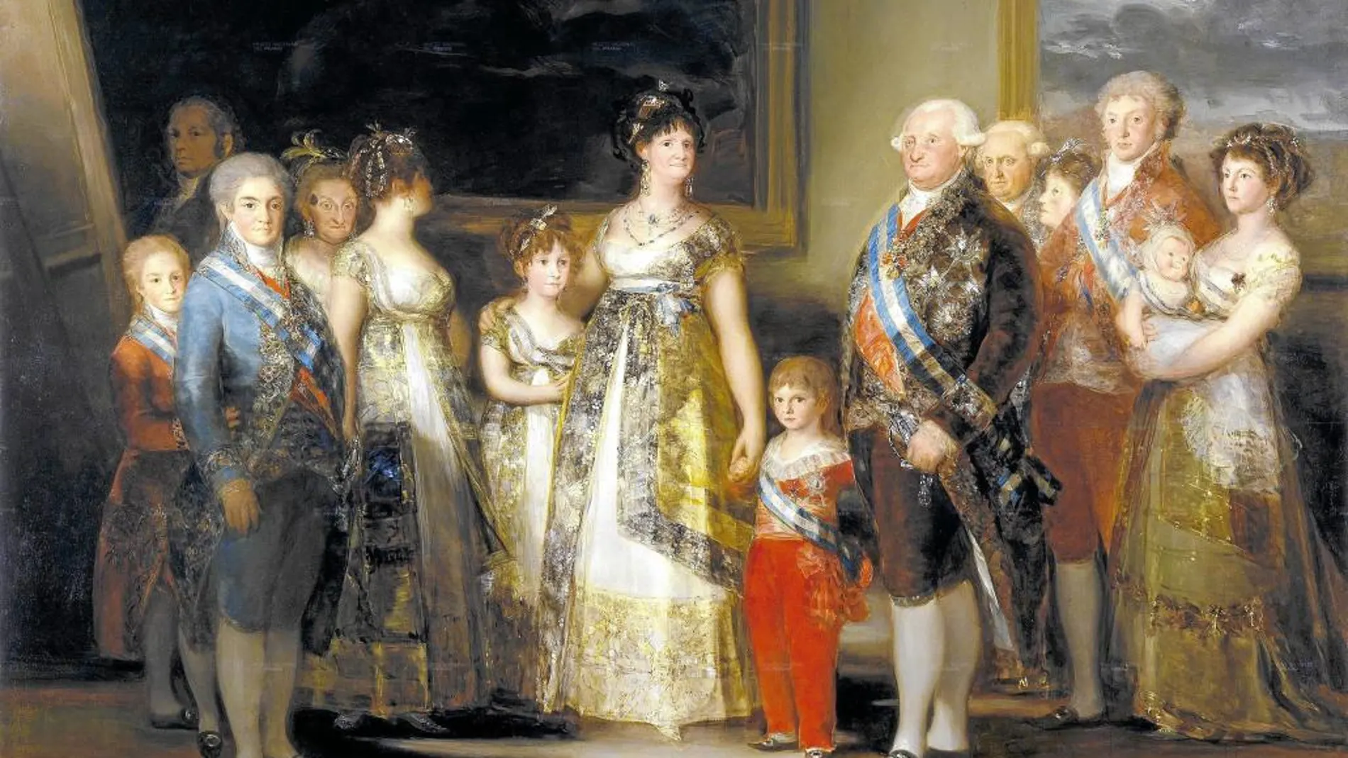 «La familia de Carlos IV», de Goya.
