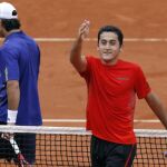 Almagro celebra la victoria ante Verdasco