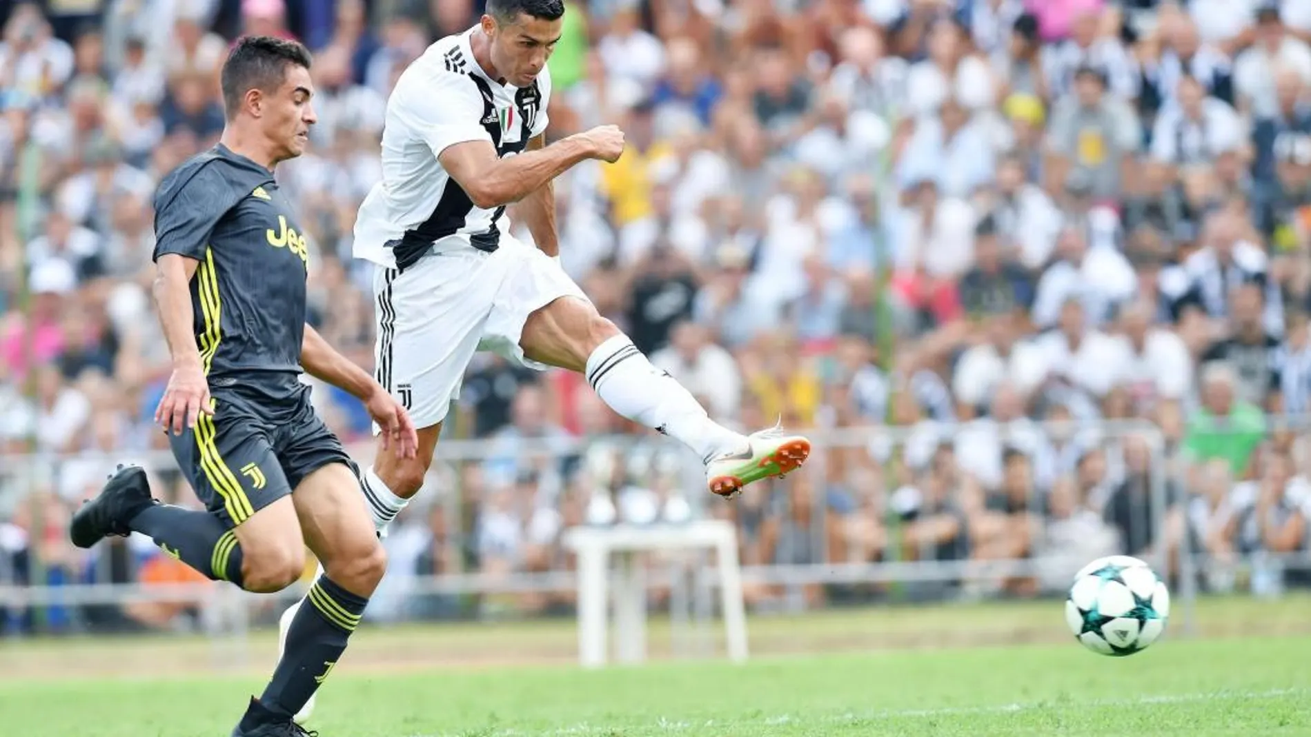 Cristiano Ronaldo, en su estreno con el Juventus. Efe