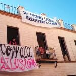 Los ocupas entraron en el inmueble el pasado 22 de noviembre y han intentado llegar a un acuerdo con los dueños sin éxito