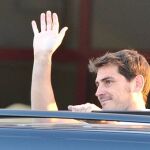 Iker Casillas, a su llegada a Oporto