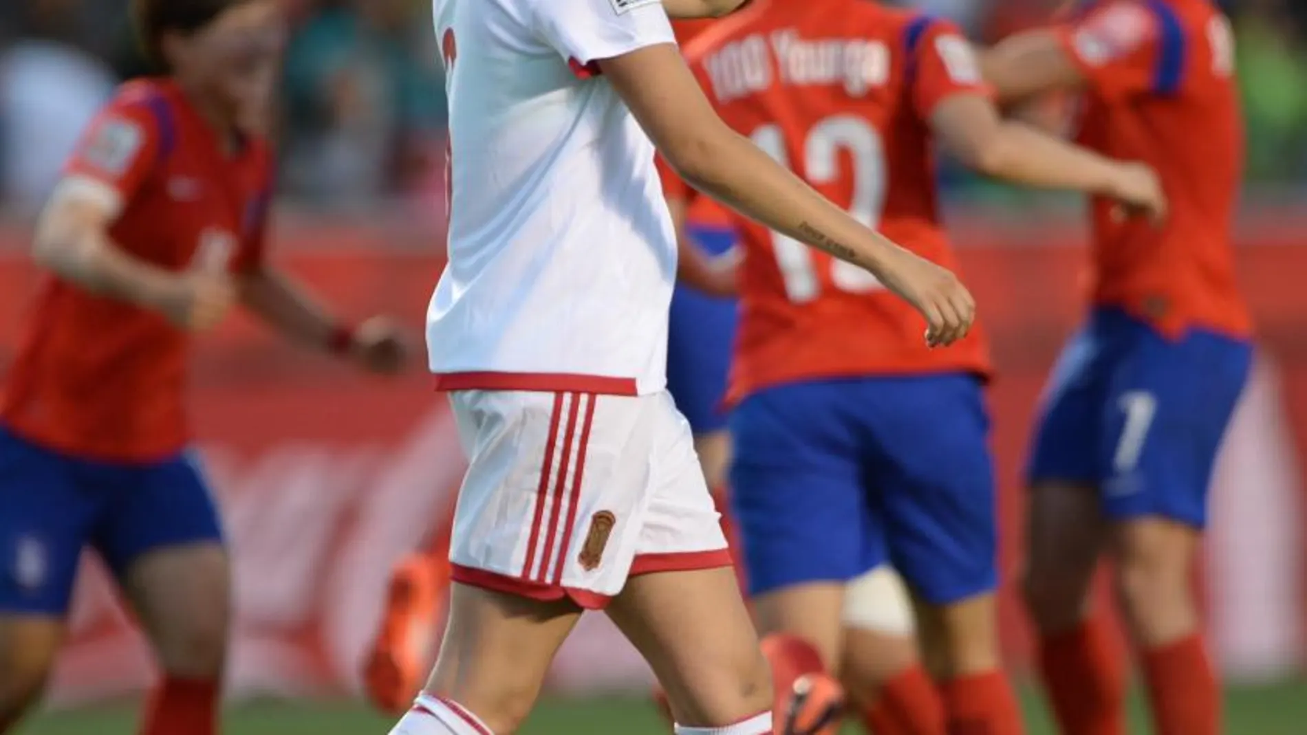 Virginia Torrecilla con la selección española