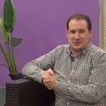 Asier Albizua durante una entrevista en el programa Prime Time