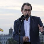 El presidente de la Generalitat, Artur Mas