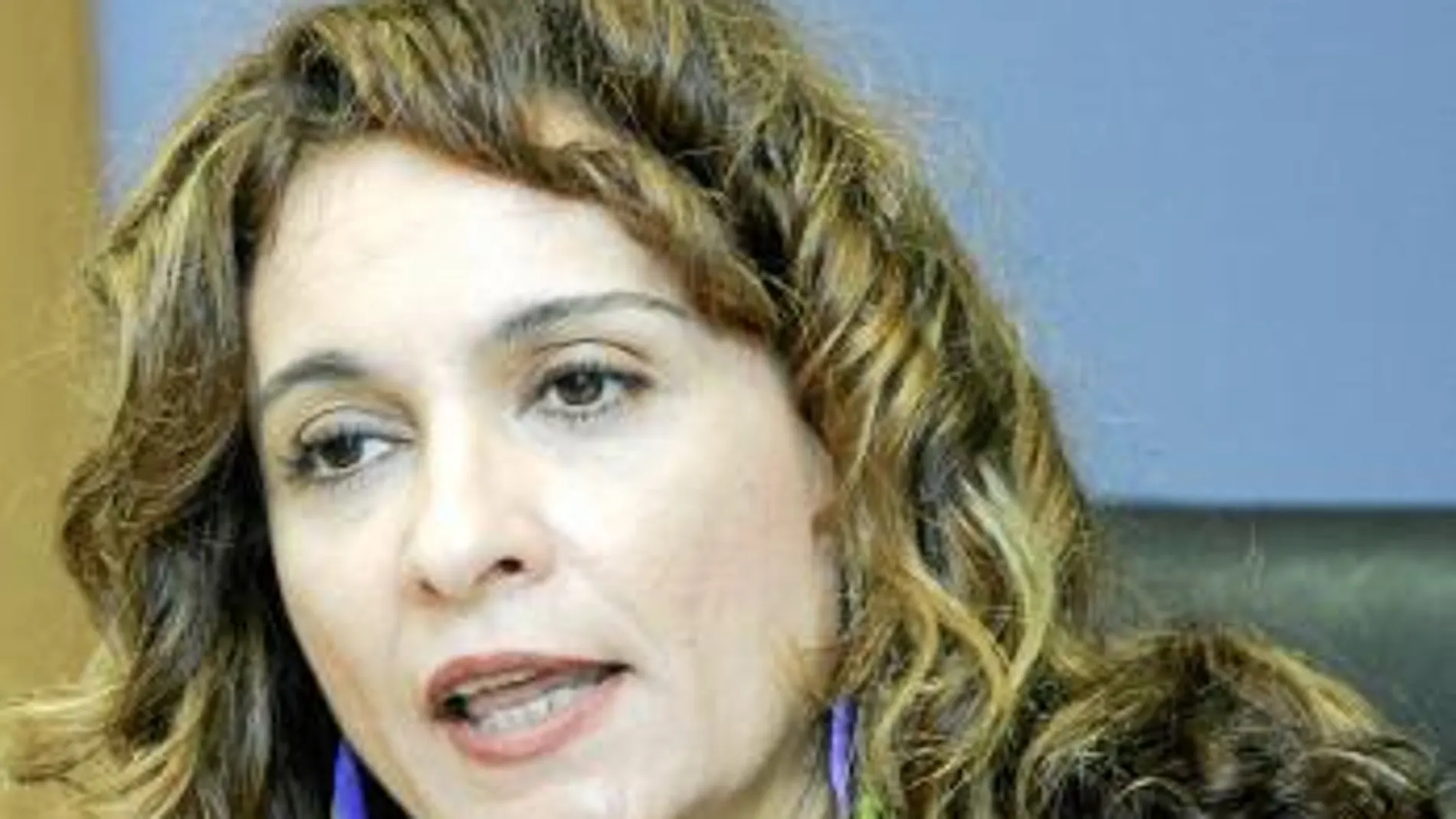 La consejera de Salud del Gobierno autonómico, María Jesús Montero, descarta recortes en los servicios sanitarios