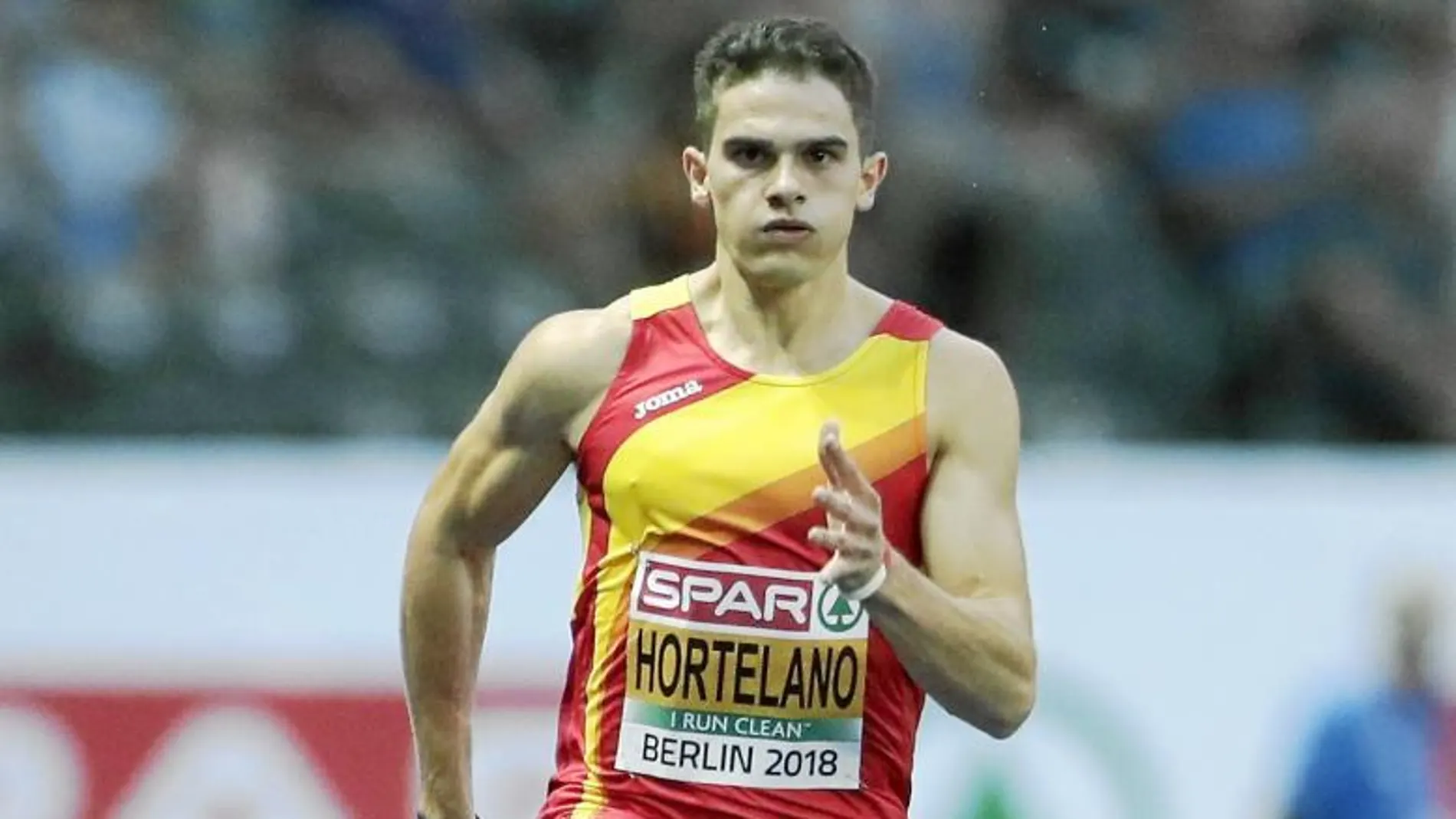 Bruno Hortelano alcanzó la final de los 200 como ganador de su serie con un tiempo de 20.29