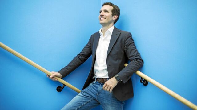 El candidato a presidir el PP, Pablo Casado / Foto. Alberto R. Roldán
