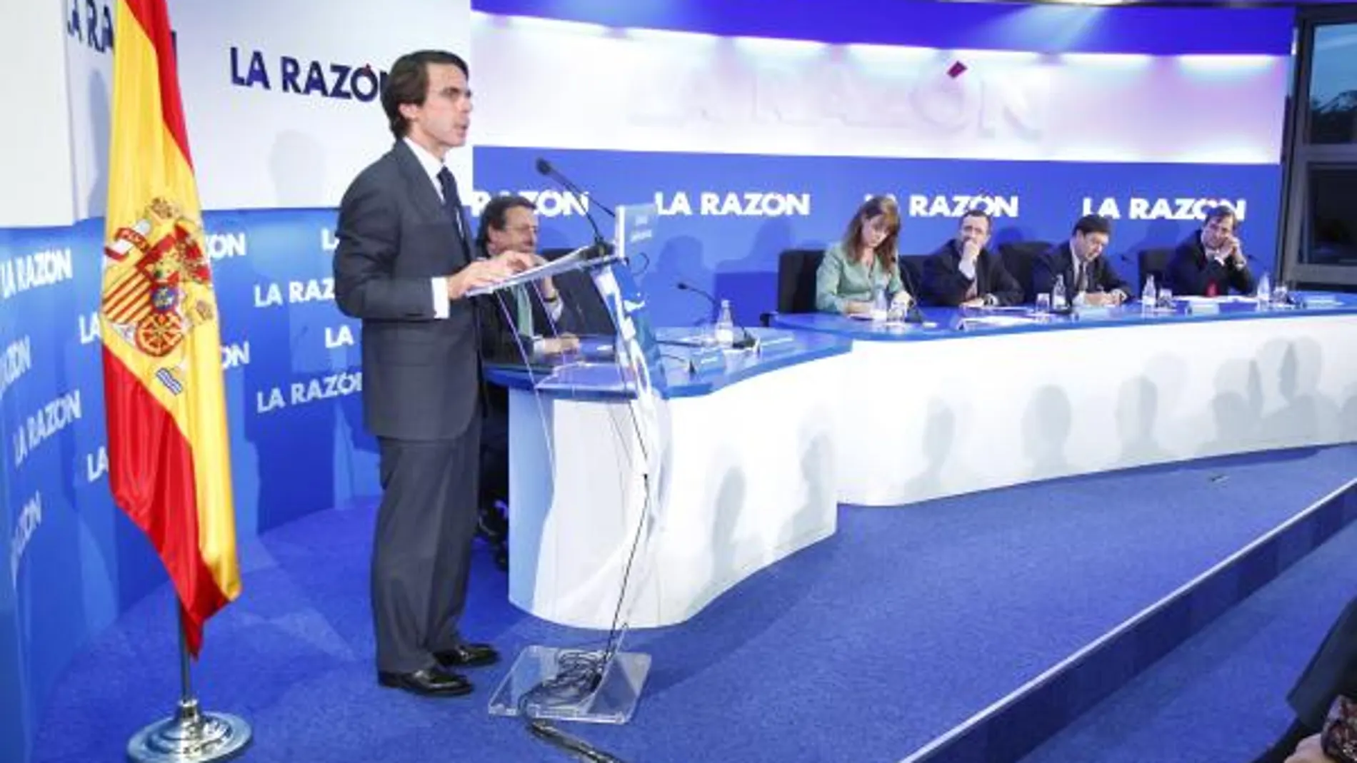 José María Aznar durante su discurso ©Gonzalo Pérez
