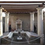 Una de las domus restauradas que abren al público en Pompeya para mostrar la forma de vida de los romanos hace 2.000 años