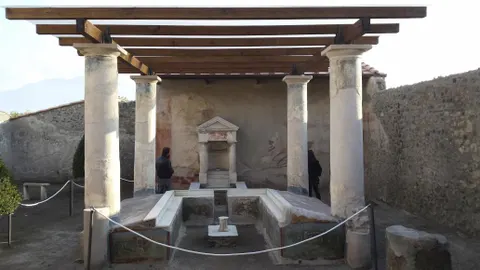 Una de las domus restauradas que abren al público en Pompeya para mostrar la forma de vida de los romanos hace 2.000 años