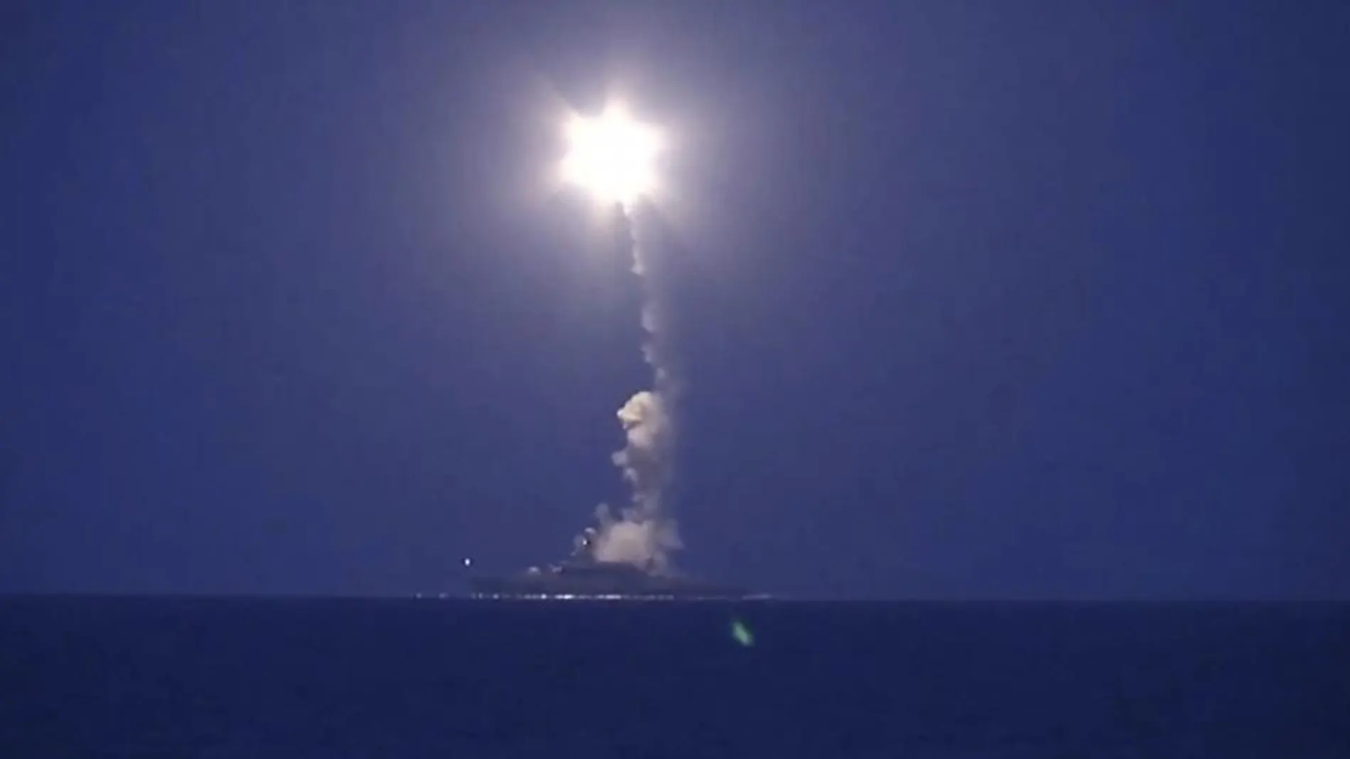 Rusia está lanzando misiles desde sus buques que operan en aguas del Mar Caspio