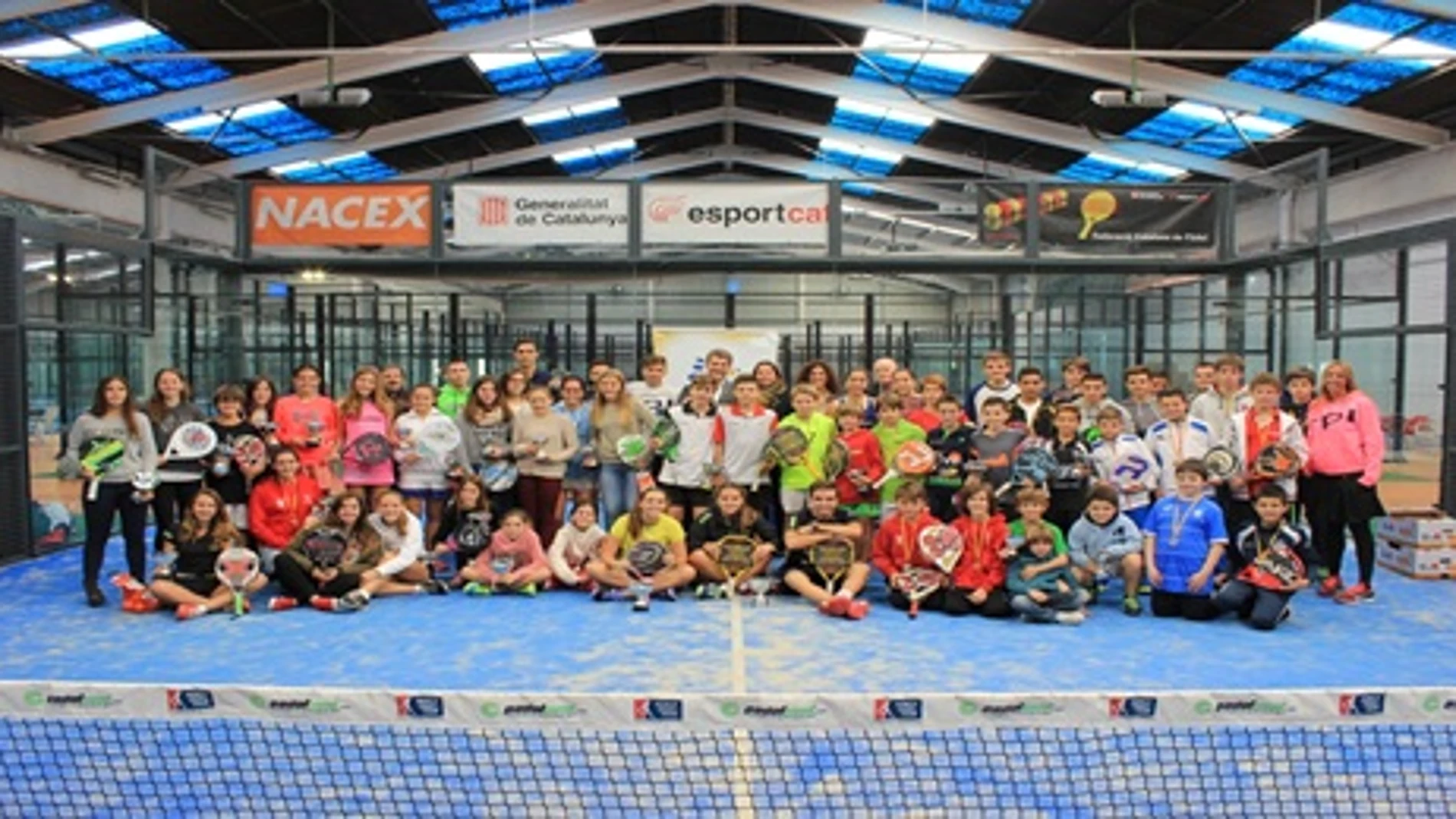 Participantes en la prueba