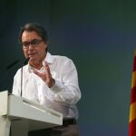 El presidente de la Generalitat, Artur Mas
